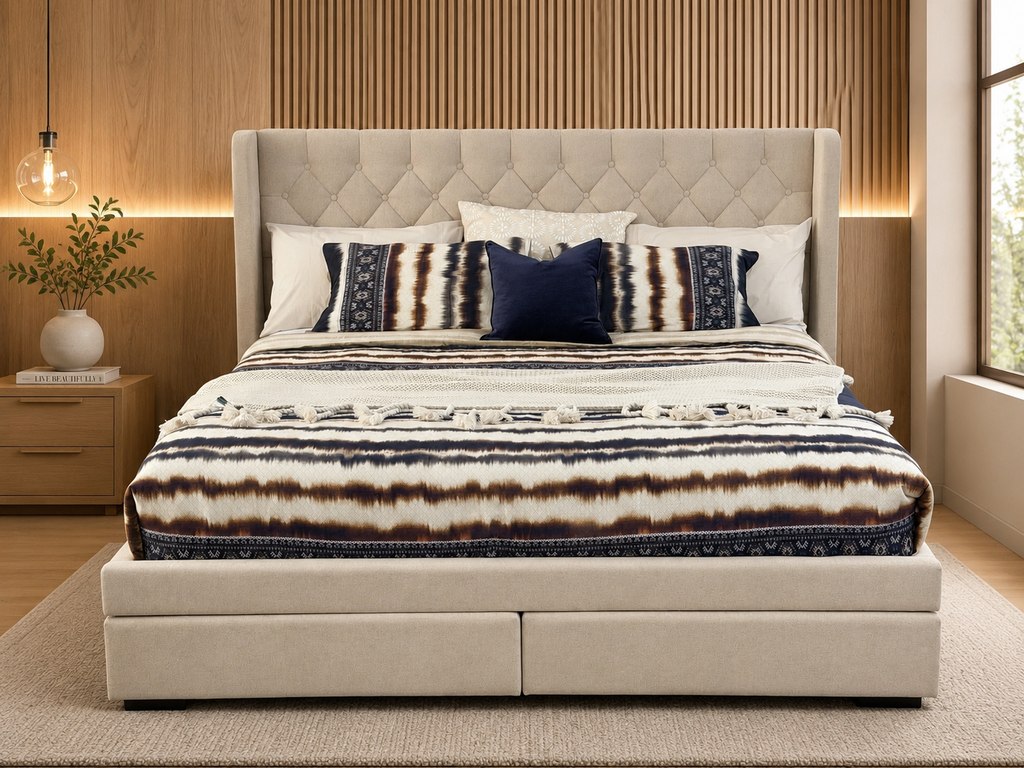 Bellagio Bed with 2 Drawers