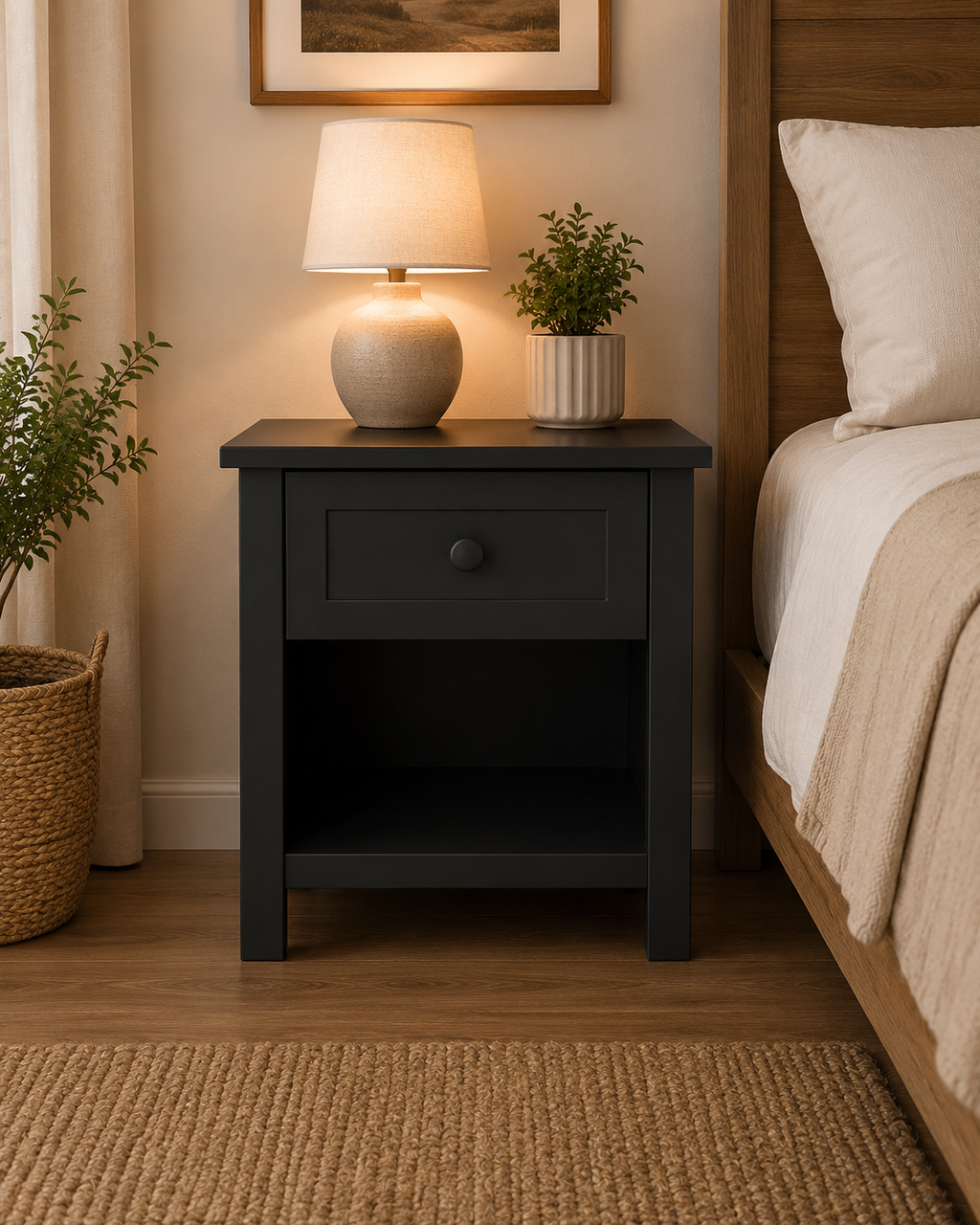 Jesse Bedside - Black