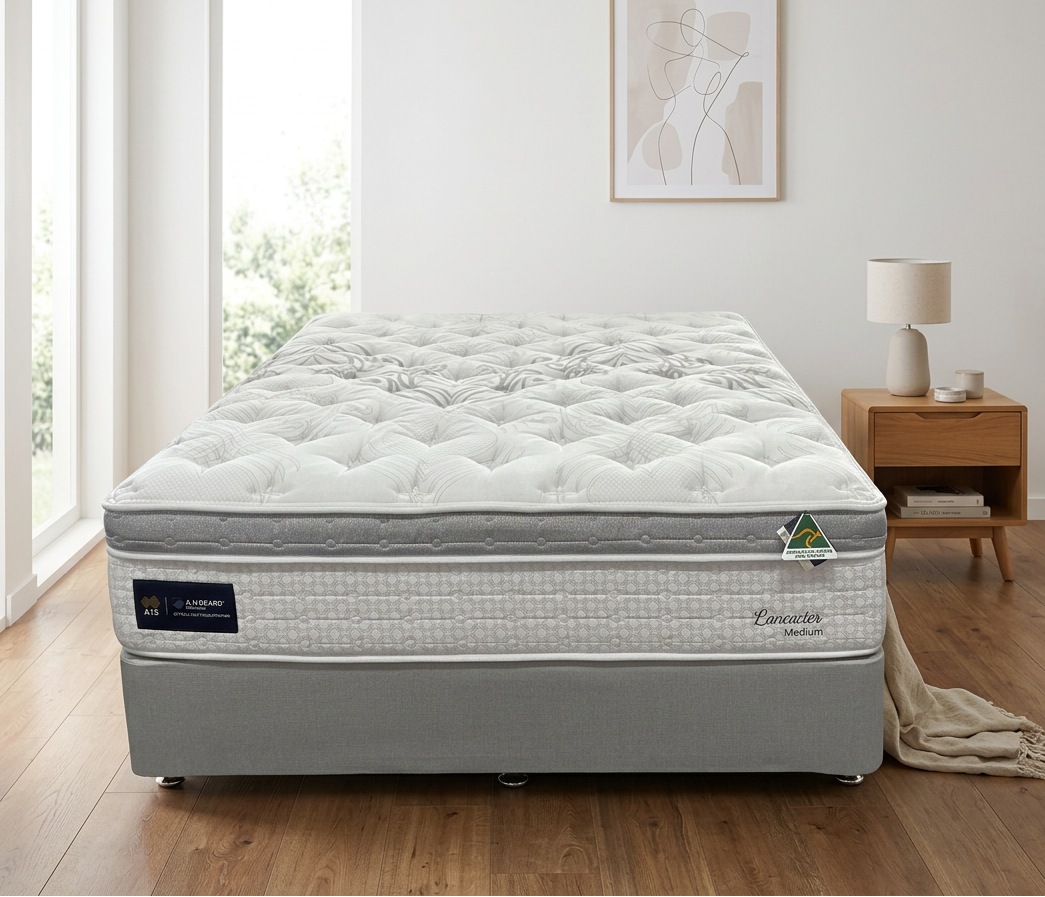 Domino Lancaster Medium Mattress by A.H.Beard